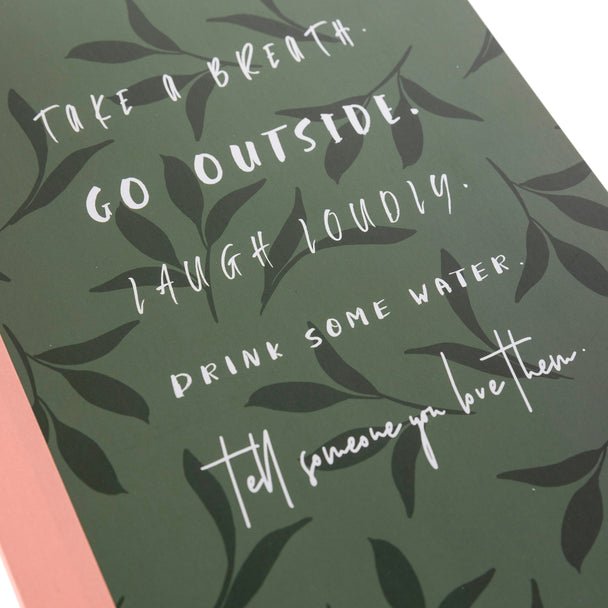 Take A Breath Go Outside Bullet Journal | 120 Dot Grid Pages - Concordia Style Boutique