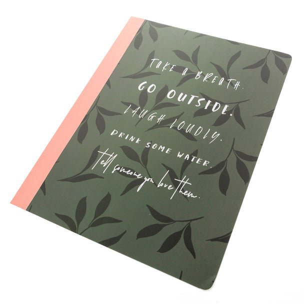Take A Breath Go Outside Bullet Journal | 120 Dot Grid Pages - Concordia Style Boutique