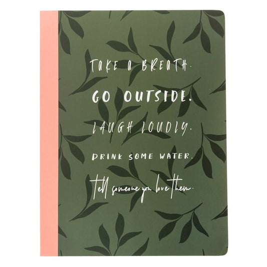 Take A Breath Go Outside Bullet Journal | 120 Dot Grid Pages - Premium Journal from The Bullish Store - Just $9.95! Shop now at Concordia Style Boutique