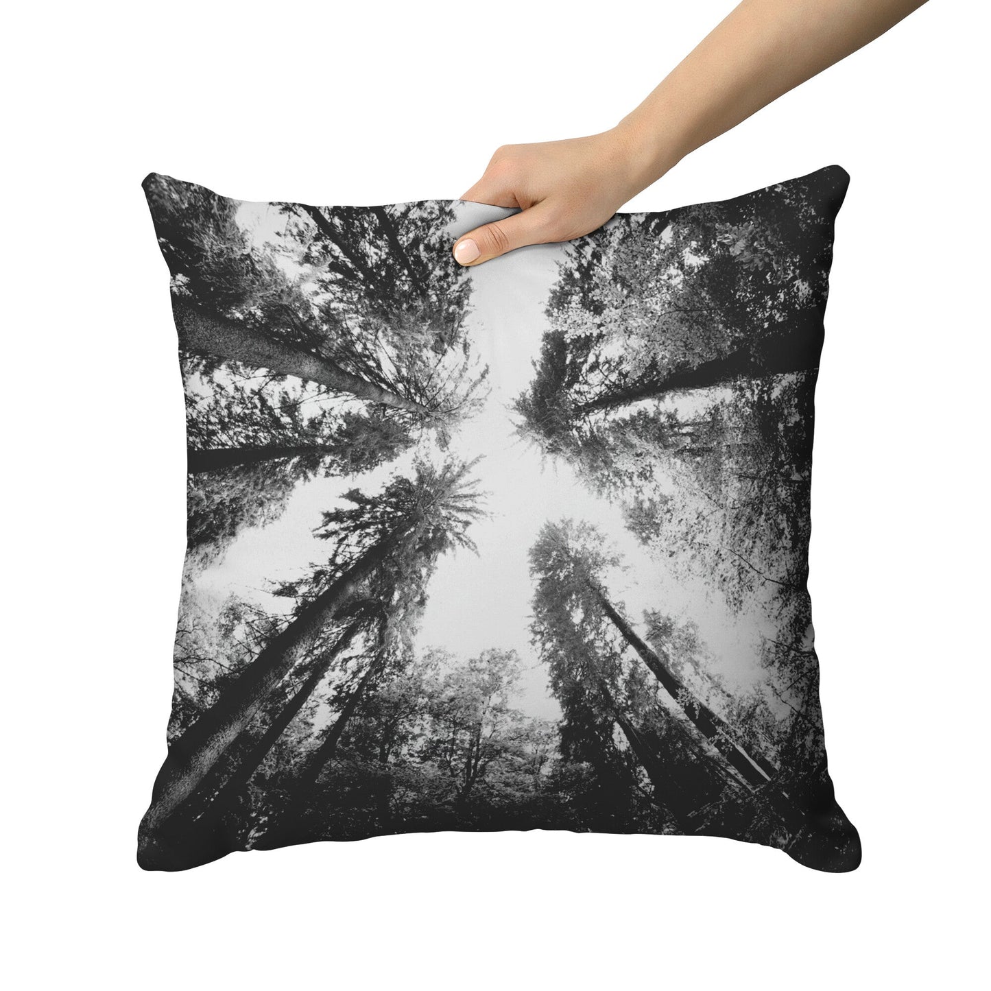"Tall Trees" Throw Pillow