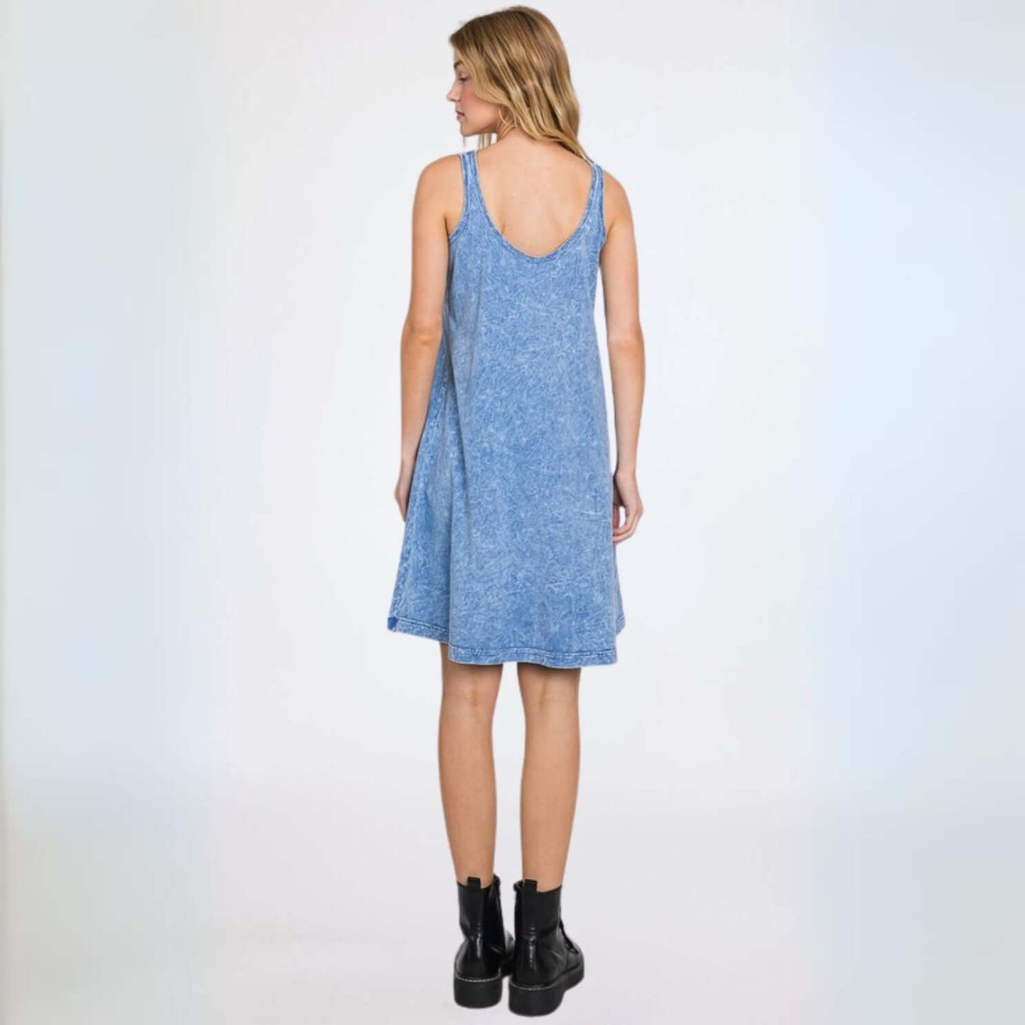 All Cotton Tank Dress Made in USA - Concordia Style Boutique