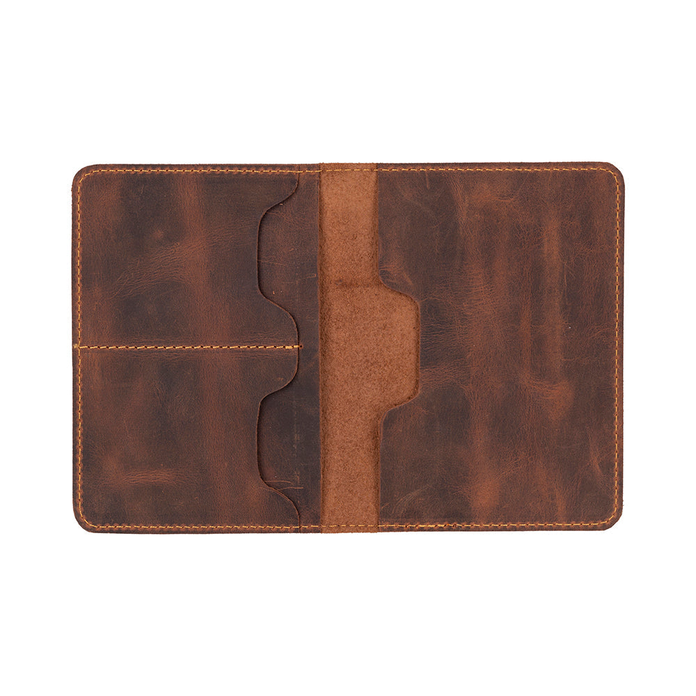 Tempe Genuine Leather Passport Holder - Handcrafted Travel Document Organizer - Concordia Style Boutique