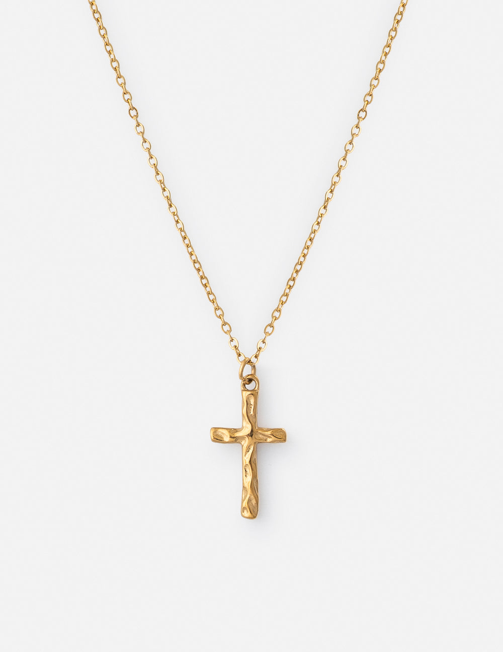 Textured Cross Necklace - Concordia Style Boutique