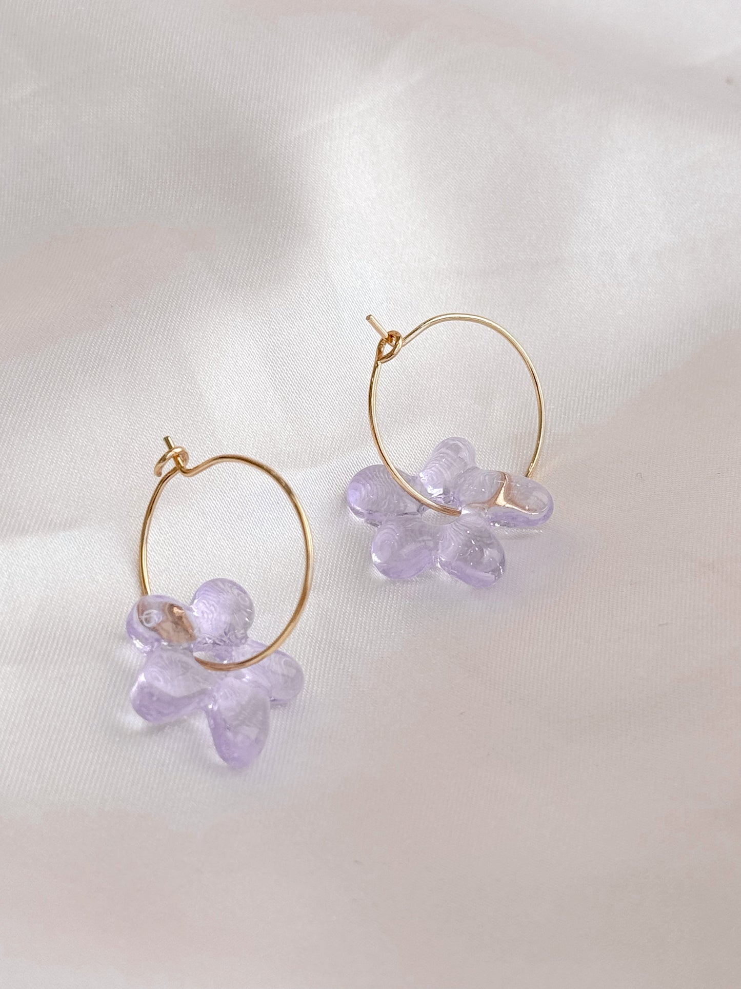 Jelly Flower Hoops - Concordia Style Boutique