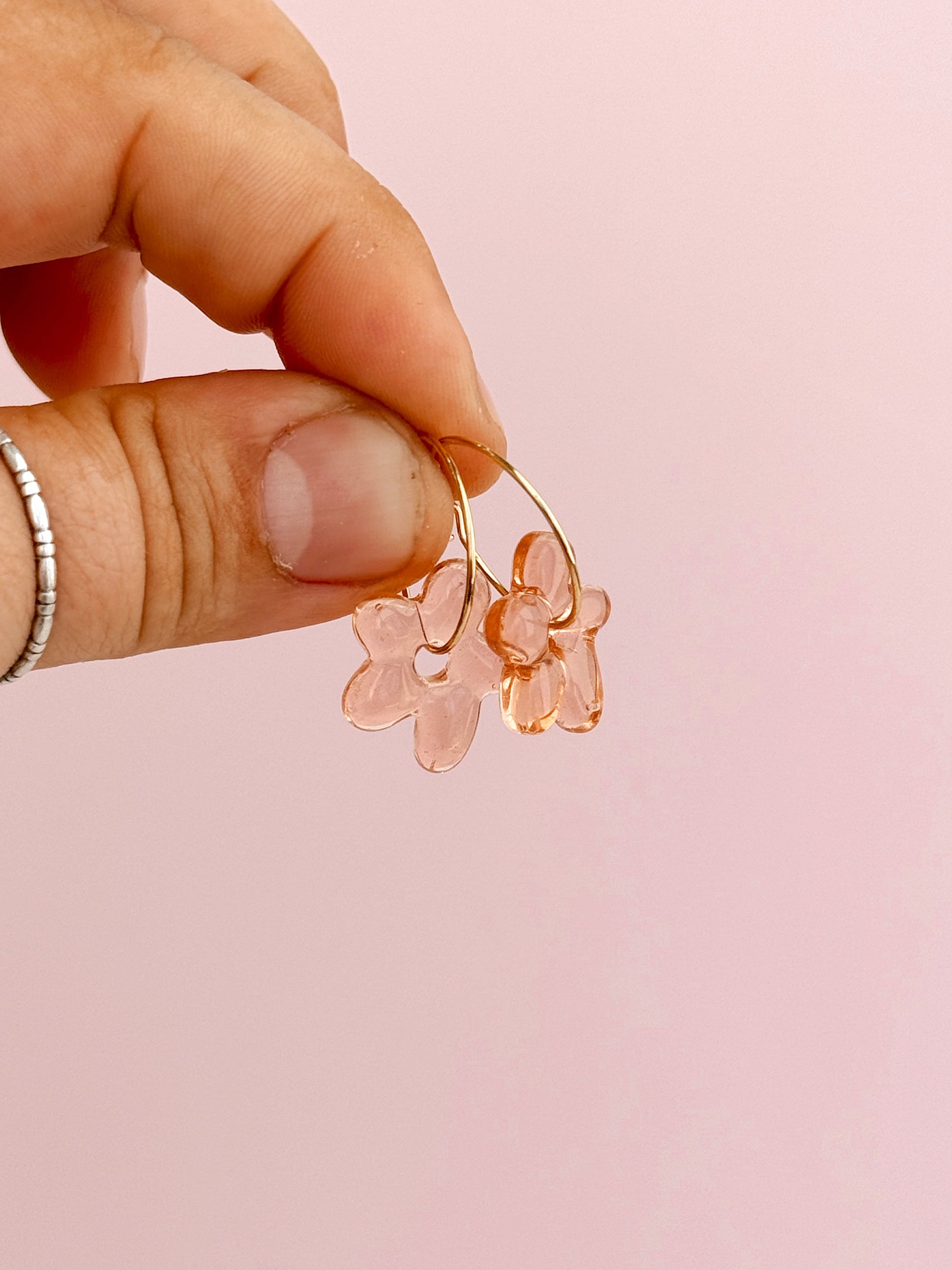 Jelly Flower Hoops - Concordia Style Boutique