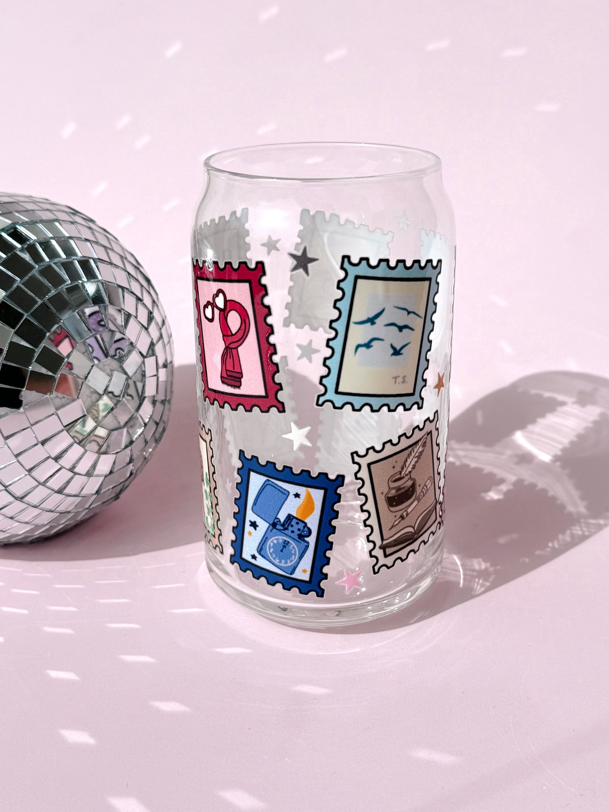 TS Swiftie Discography Glass Cup - Concordia Style Boutique