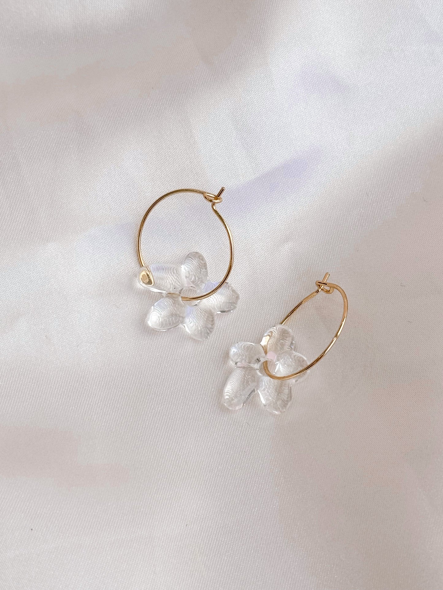 Jelly Flower Hoops - Concordia Style Boutique