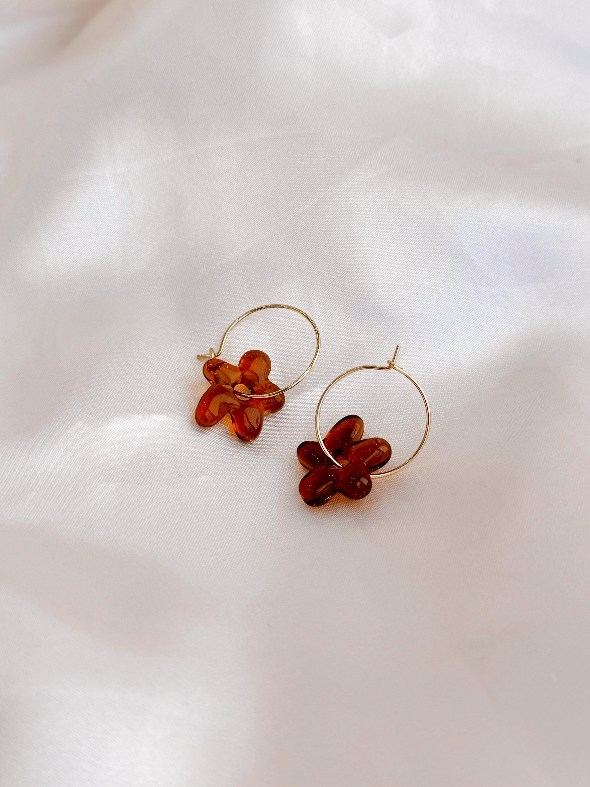 Jelly Flower Hoops - Concordia Style Boutique