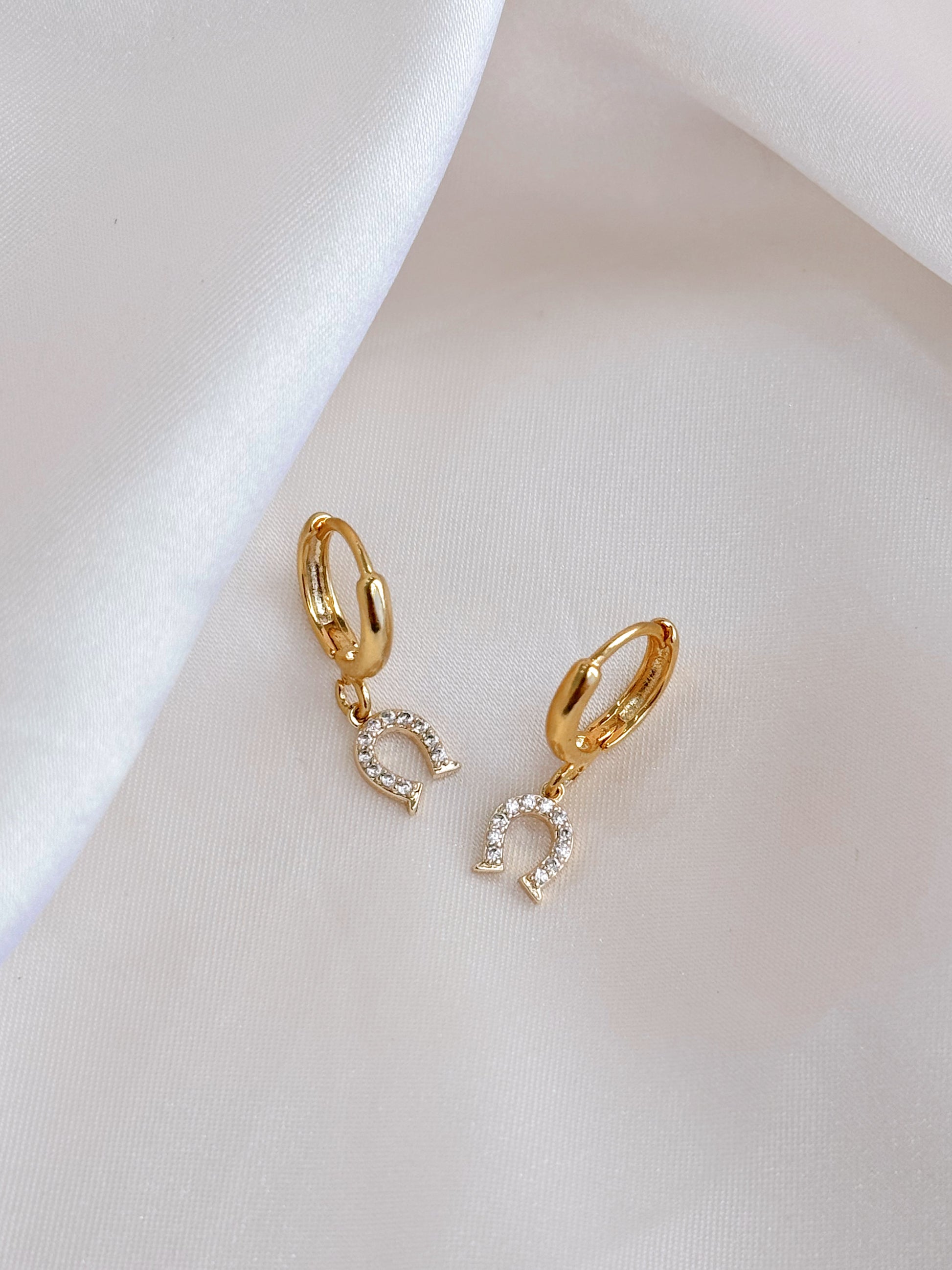 Tiny Horseshoe Huggies - Concordia Style Boutique