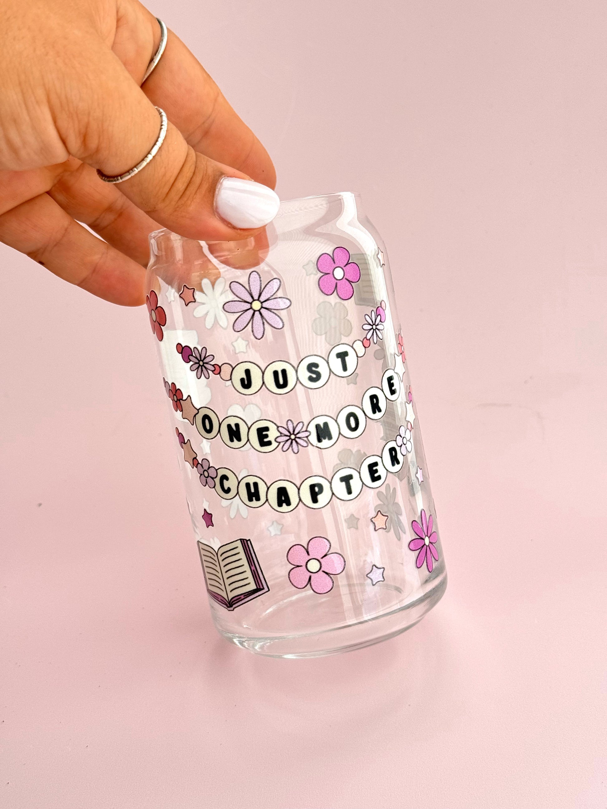 Just One More Chapter Glass Cup - Concordia Style Boutique