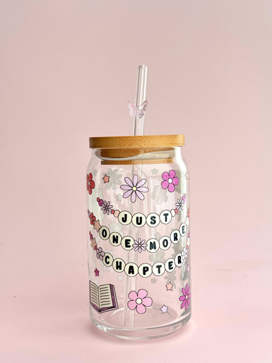 Just One More Chapter Glass Cup - Concordia Style Boutique