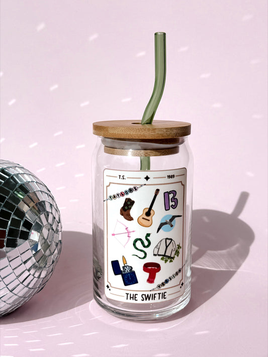 Swiftie Tarot Card Glass Cup - Concordia Style Boutique