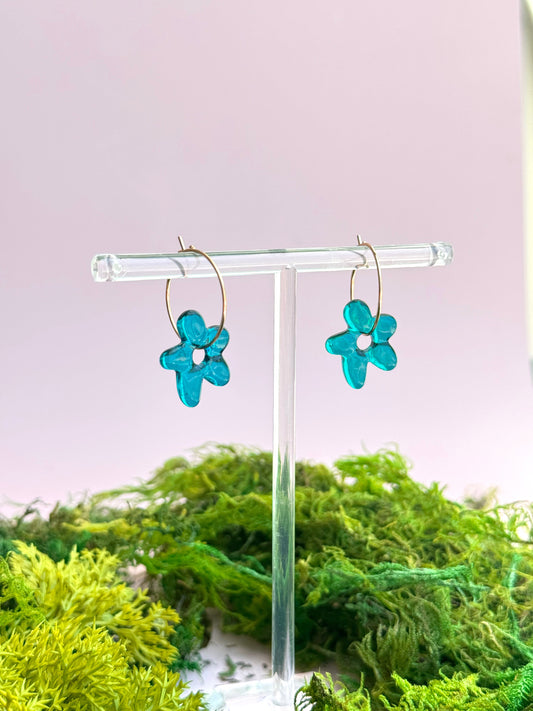 Jelly Flower Hoops - Concordia Style Boutique