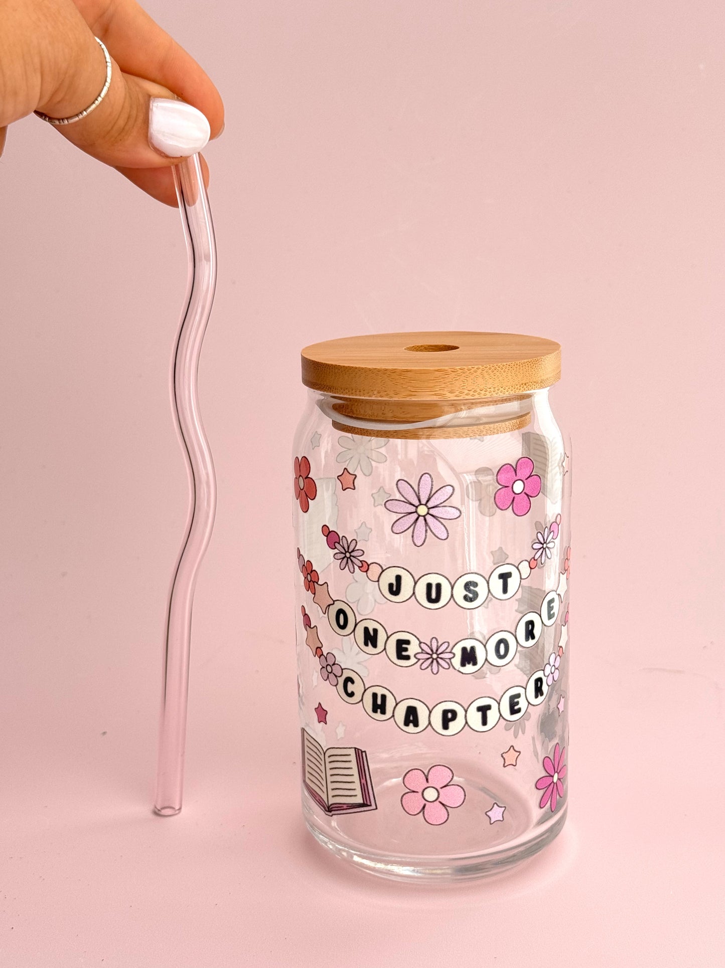 Just One More Chapter Glass Cup - Concordia Style Boutique