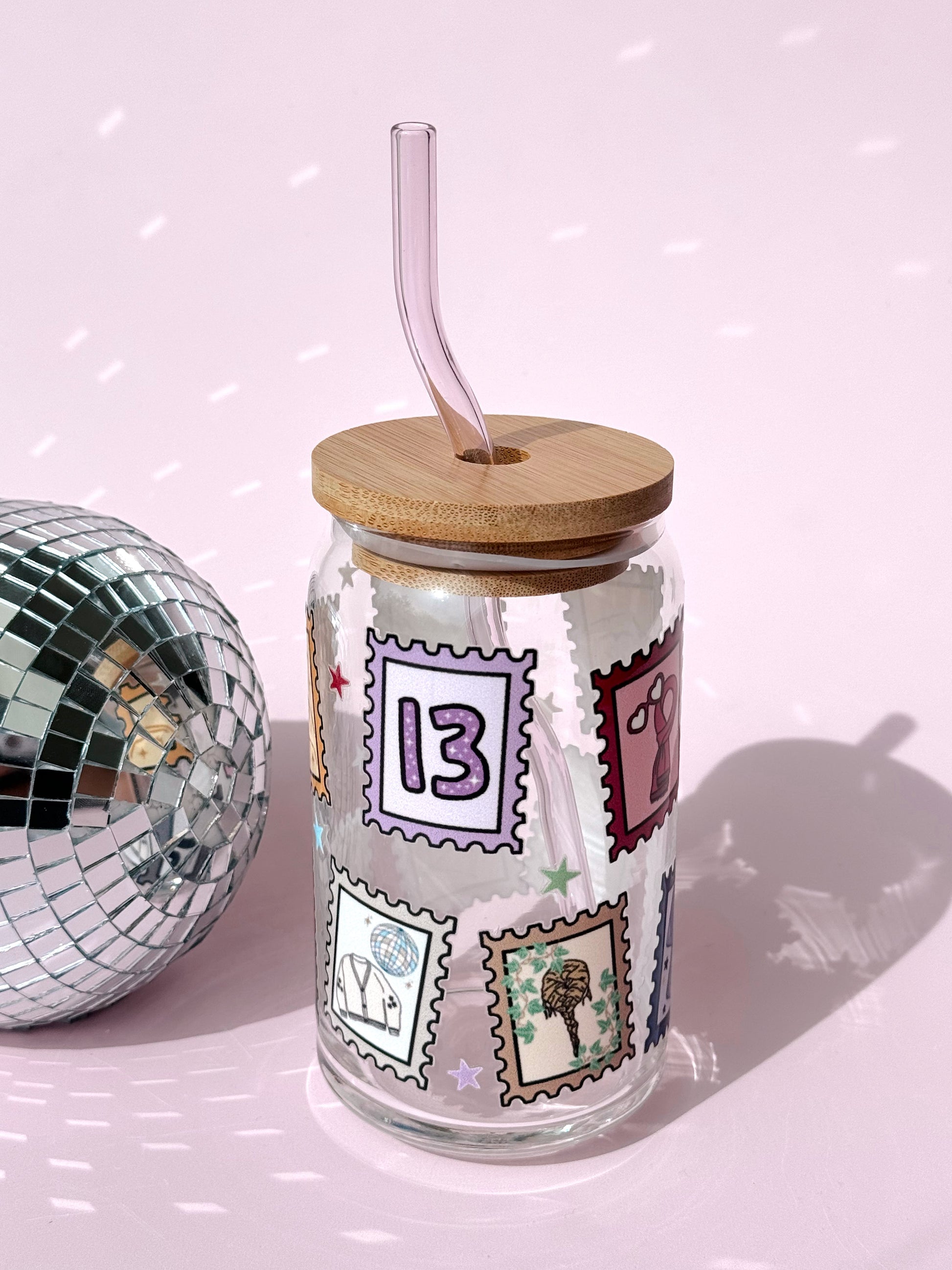 TS Swiftie Discography Glass Cup - Concordia Style Boutique