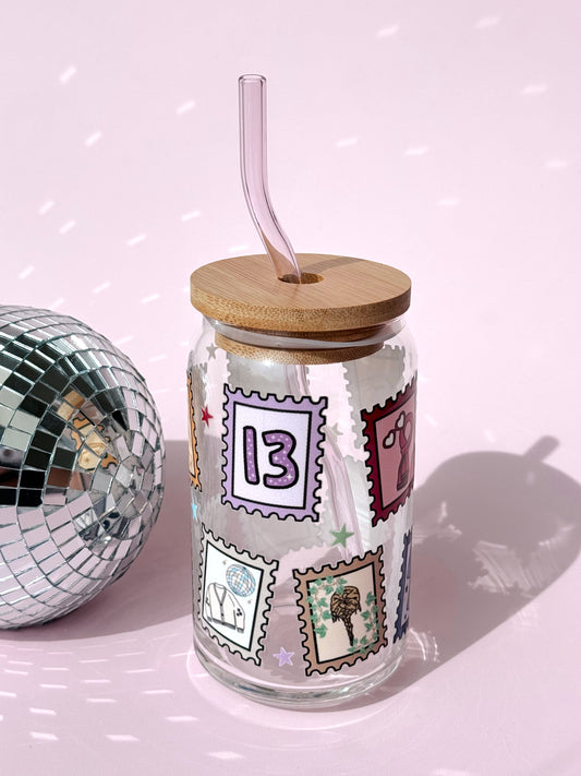 TS Swiftie Discography Glass Cup - Concordia Style Boutique