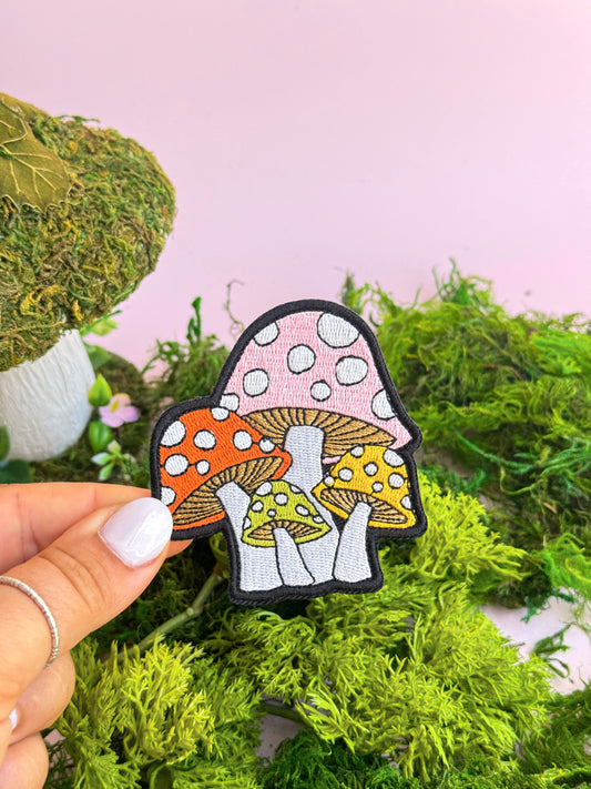 Mushroom (Iron-On) Patch - Concordia Style Boutique
