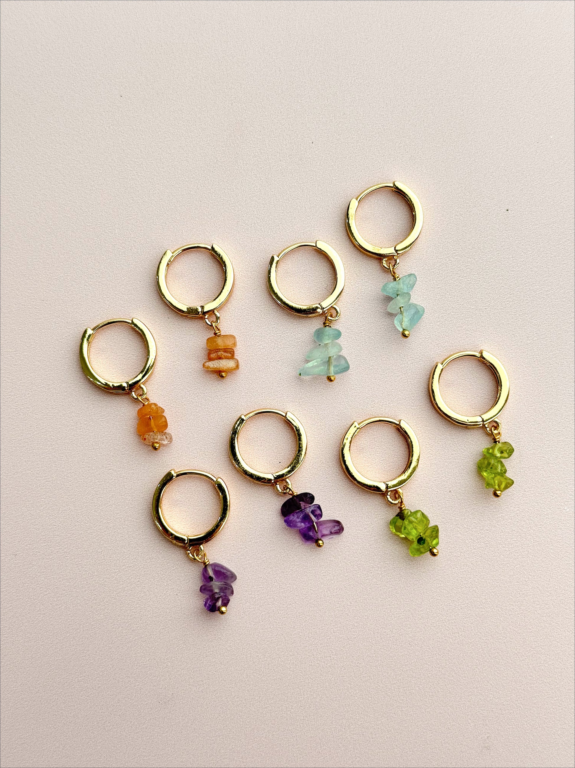 Gemstone Huggies - Concordia Style Boutique