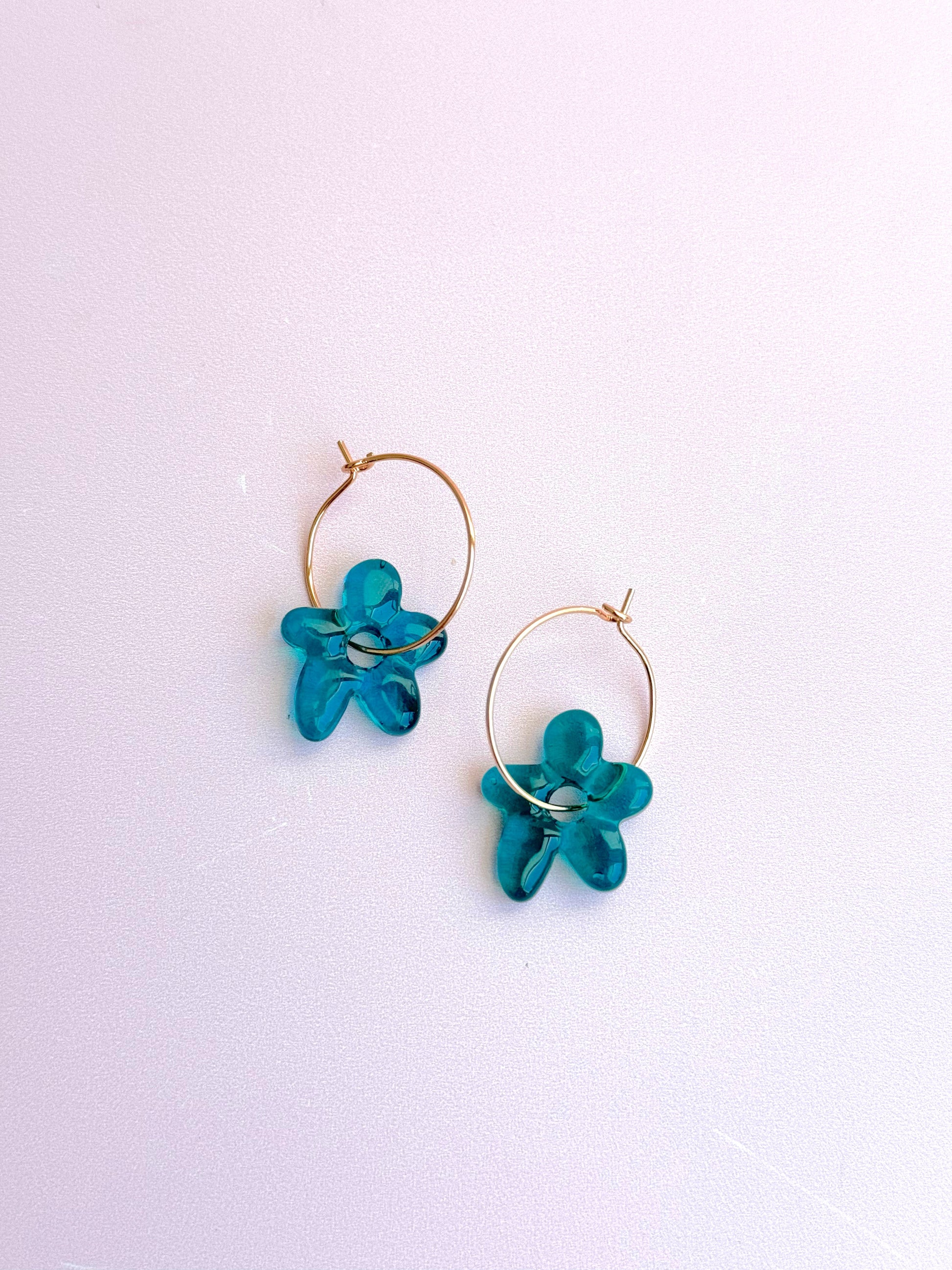 Jelly Flower Hoops - Concordia Style Boutique
