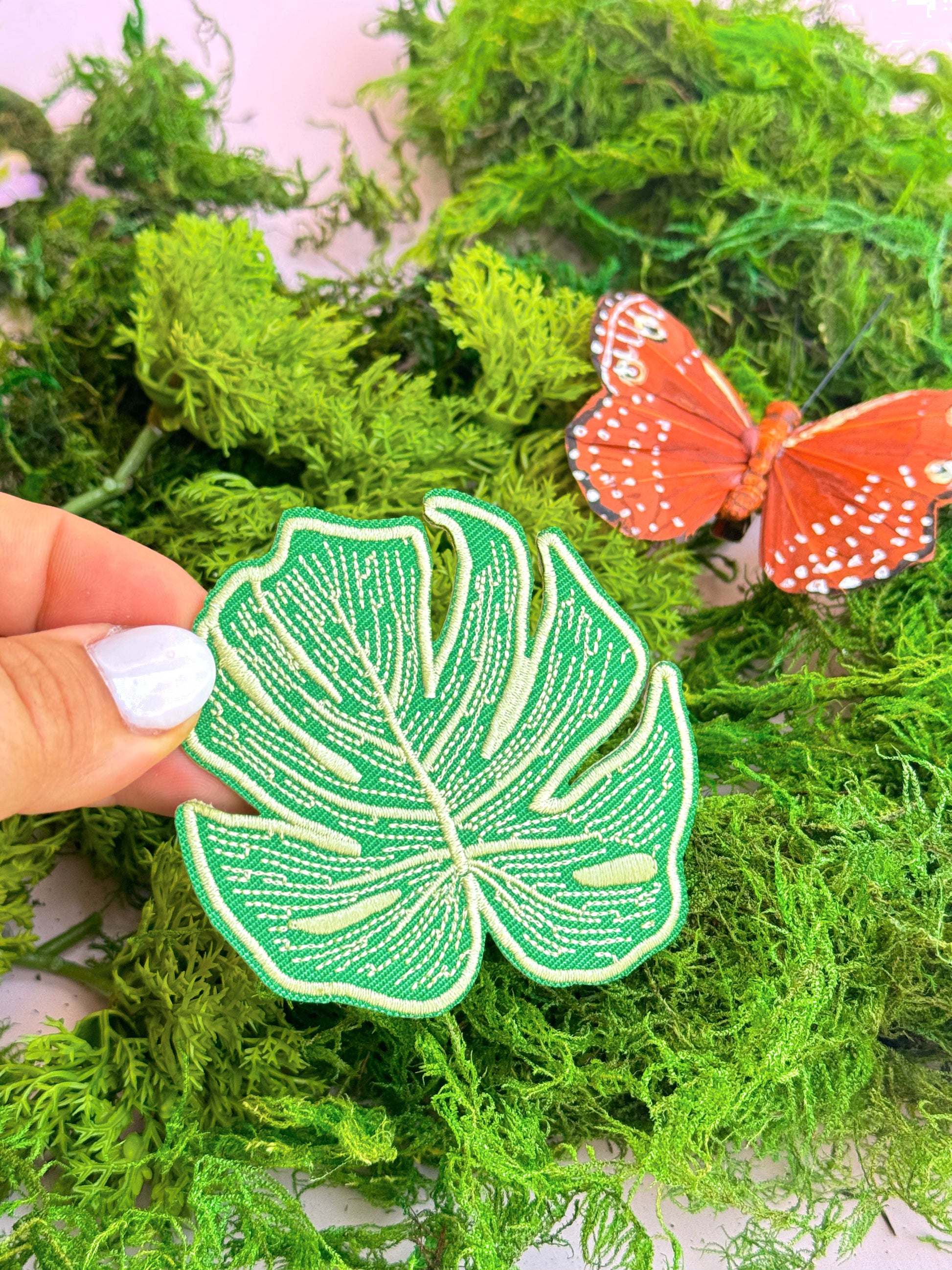 Monstera Leaf (Iron-On) Patch - Concordia Style Boutique