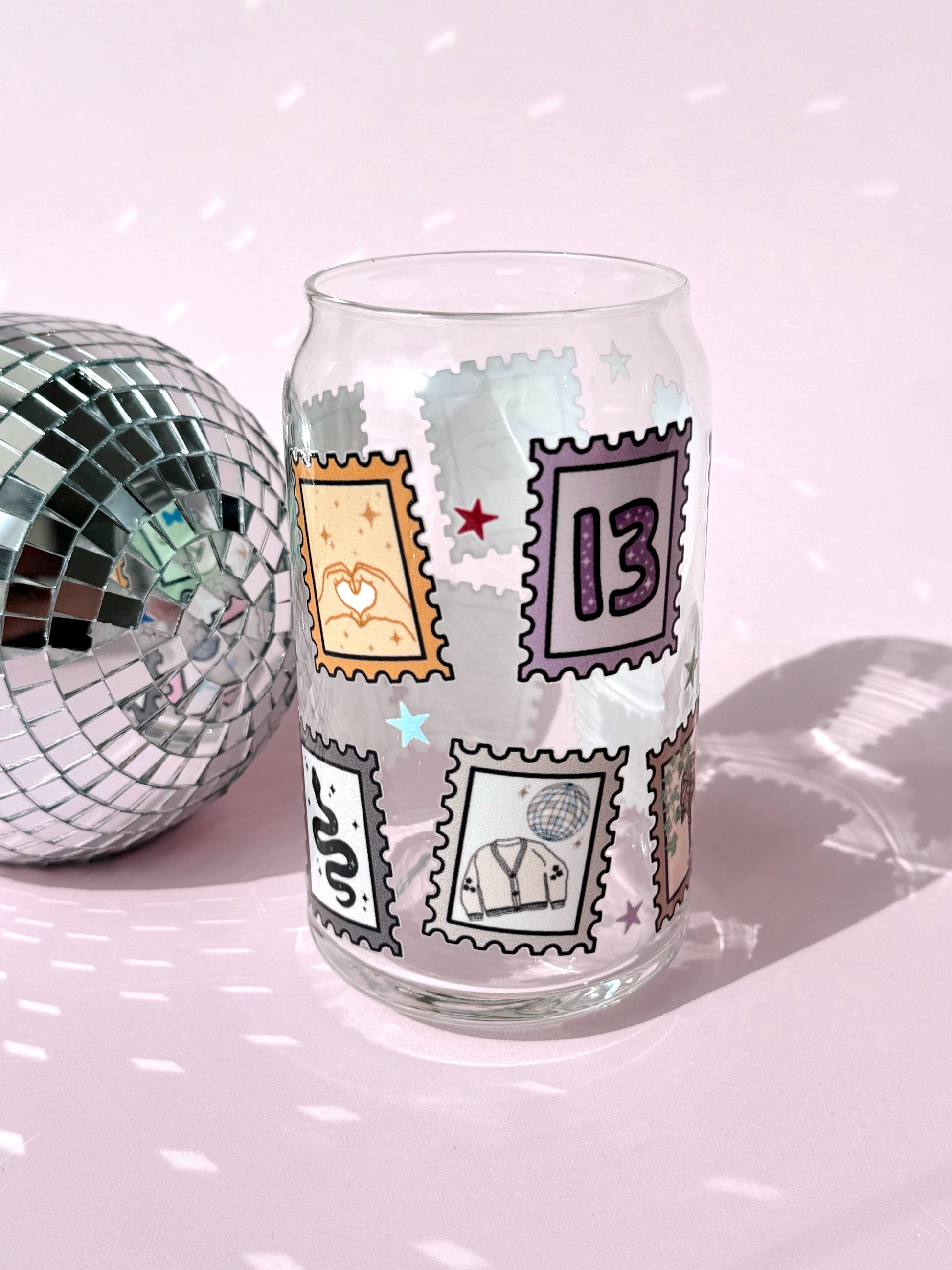 TS Swiftie Discography Glass Cup - Concordia Style Boutique