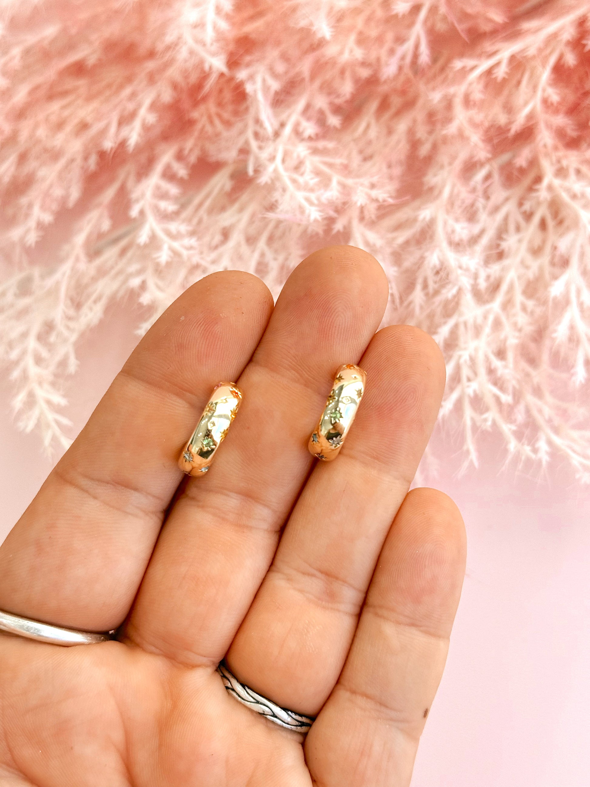 Bejeweled Chunky Hoops - Concordia Style Boutique