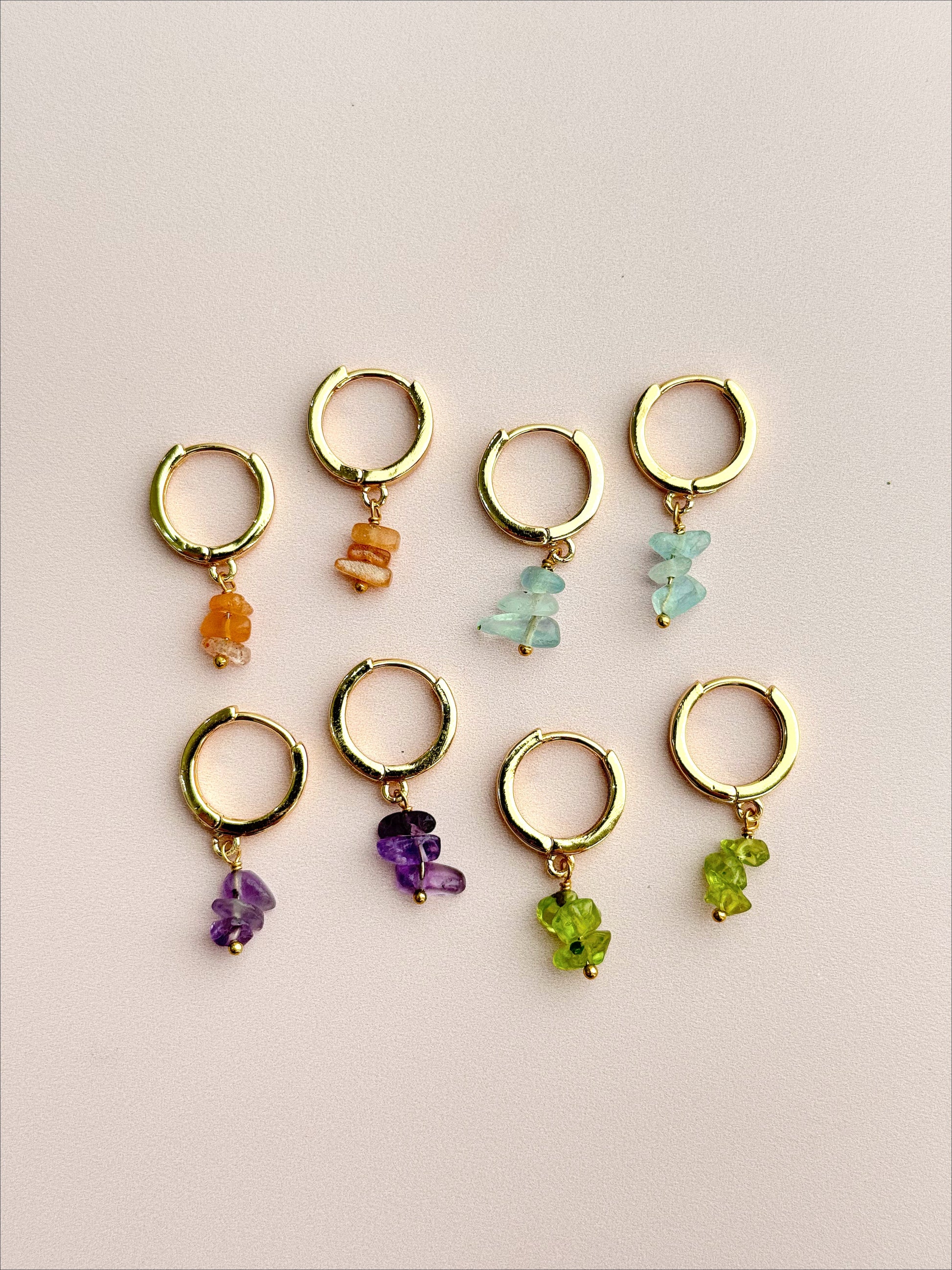 Gemstone Huggies - Concordia Style Boutique