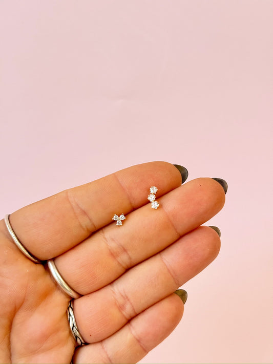 Mismatched CZ Studs - Concordia Style Boutique