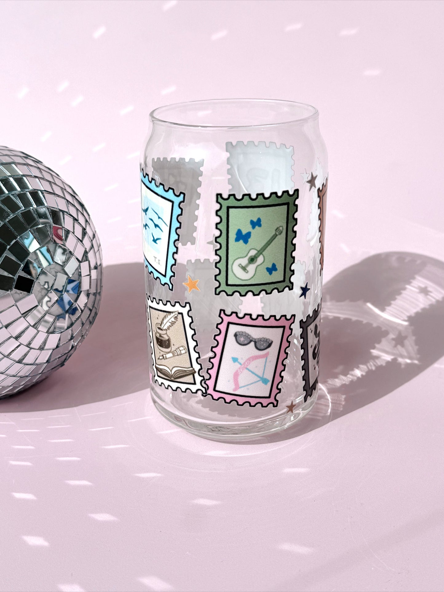 TS Swiftie Discography Glass Cup - Concordia Style Boutique