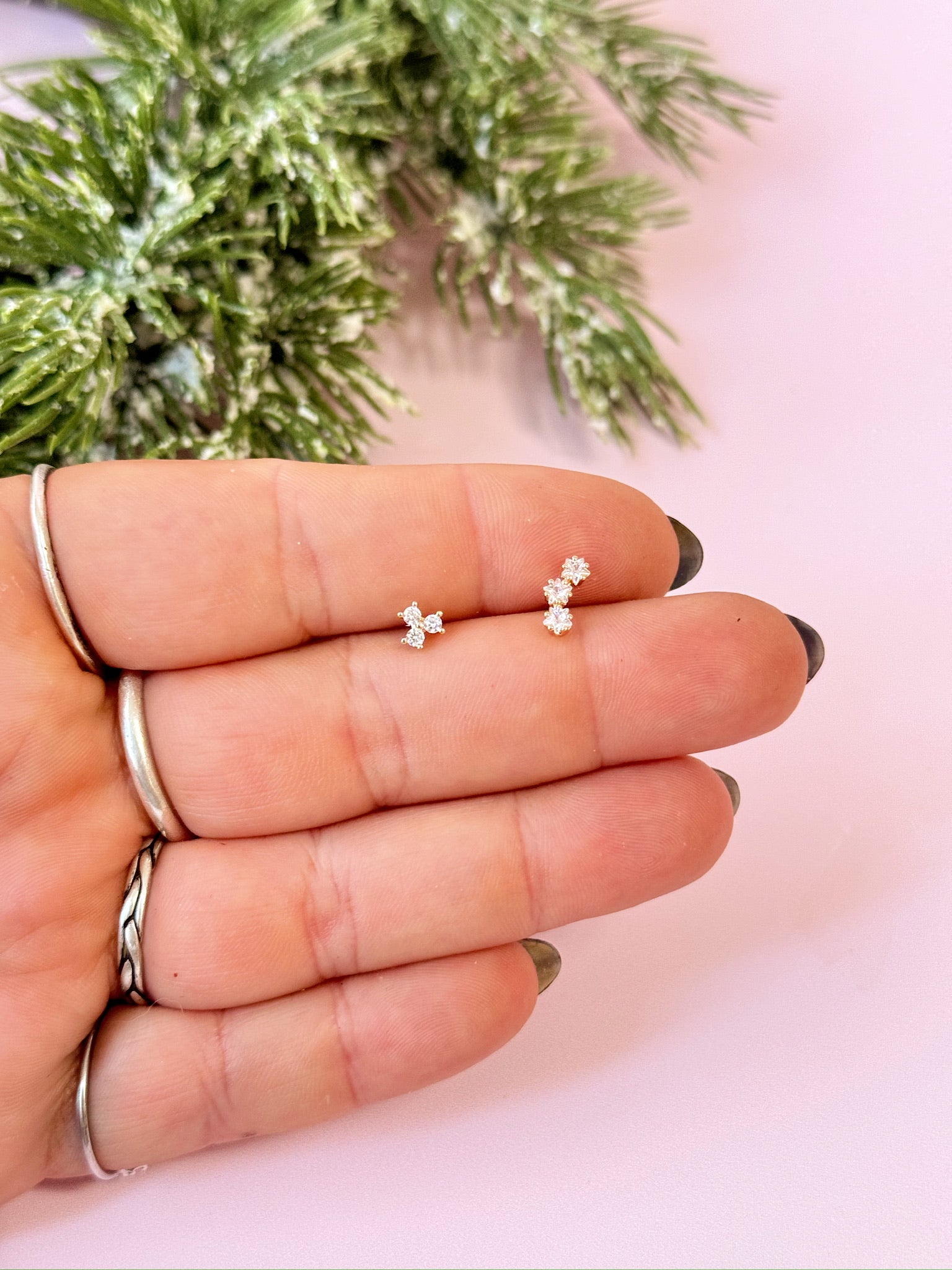 Mismatched CZ Studs - Concordia Style Boutique