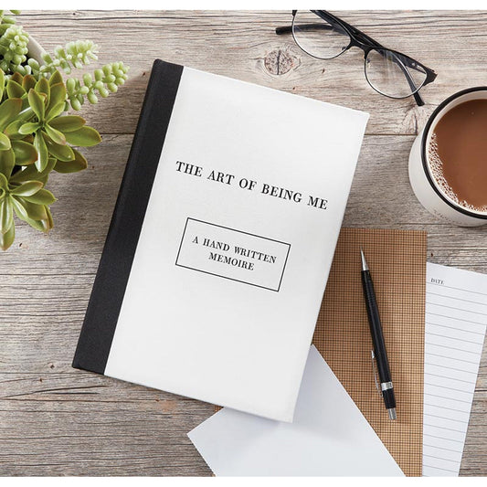 The Art of Being Me Journal | Linen Covered Combination Notebook and Sketchbook | 7" x 10" H - Premium Journal from The Bullish Store - Just $17.95! Shop now at Concordia Style Boutique