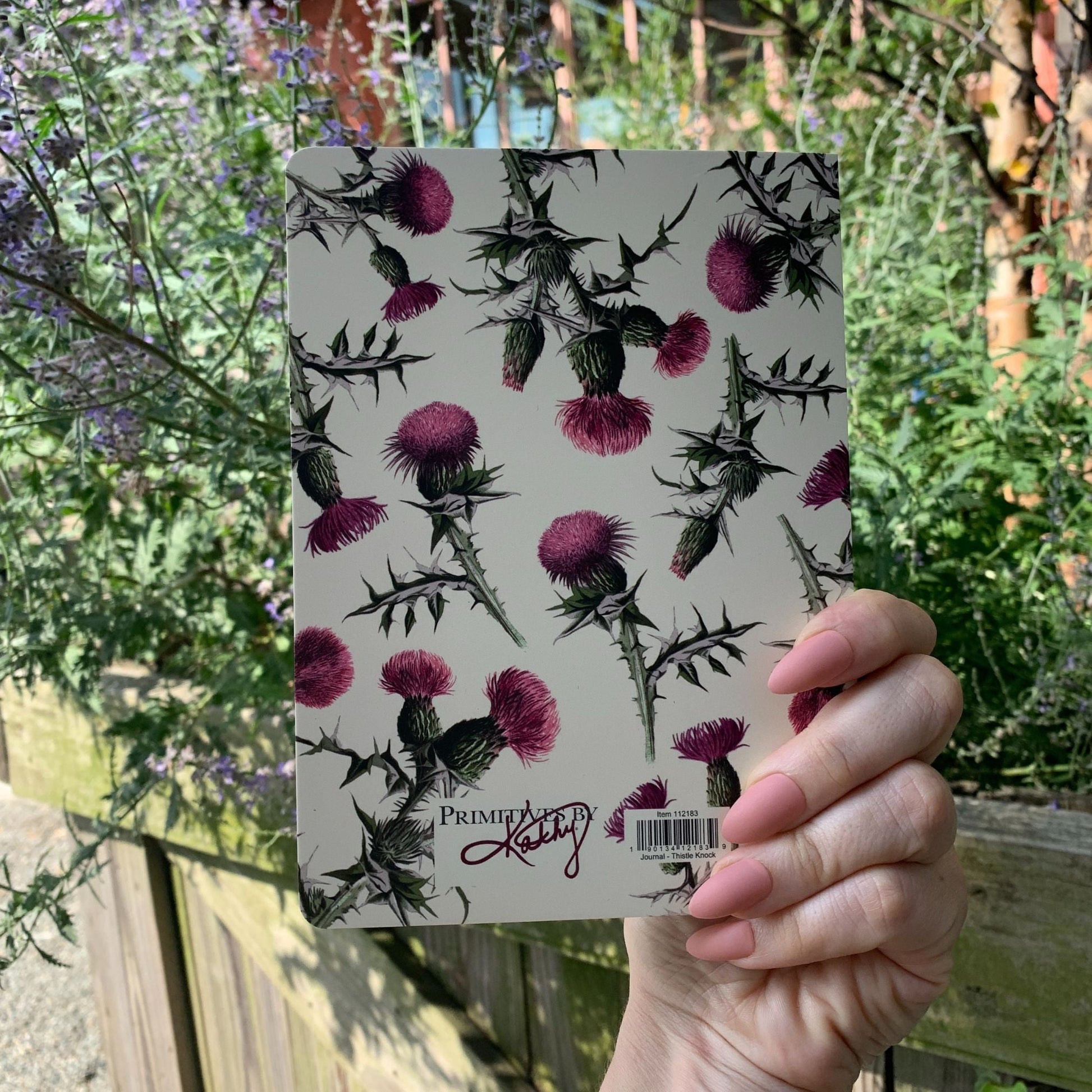 Thistle Knock Your Socks Off Double-Sided Journal | 160 Lined Pages Notebook - Concordia Style Boutique
