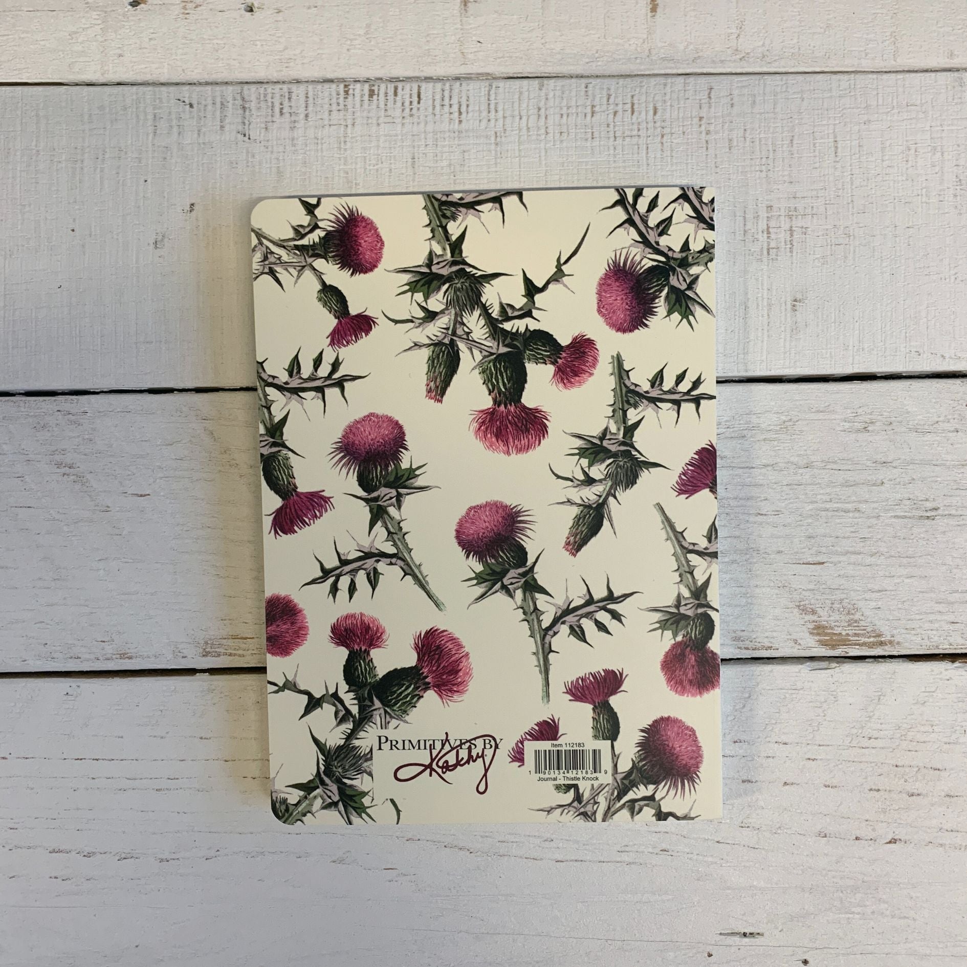 Thistle Knock Your Socks Off Double-Sided Journal | 160 Lined Pages Notebook - Concordia Style Boutique
