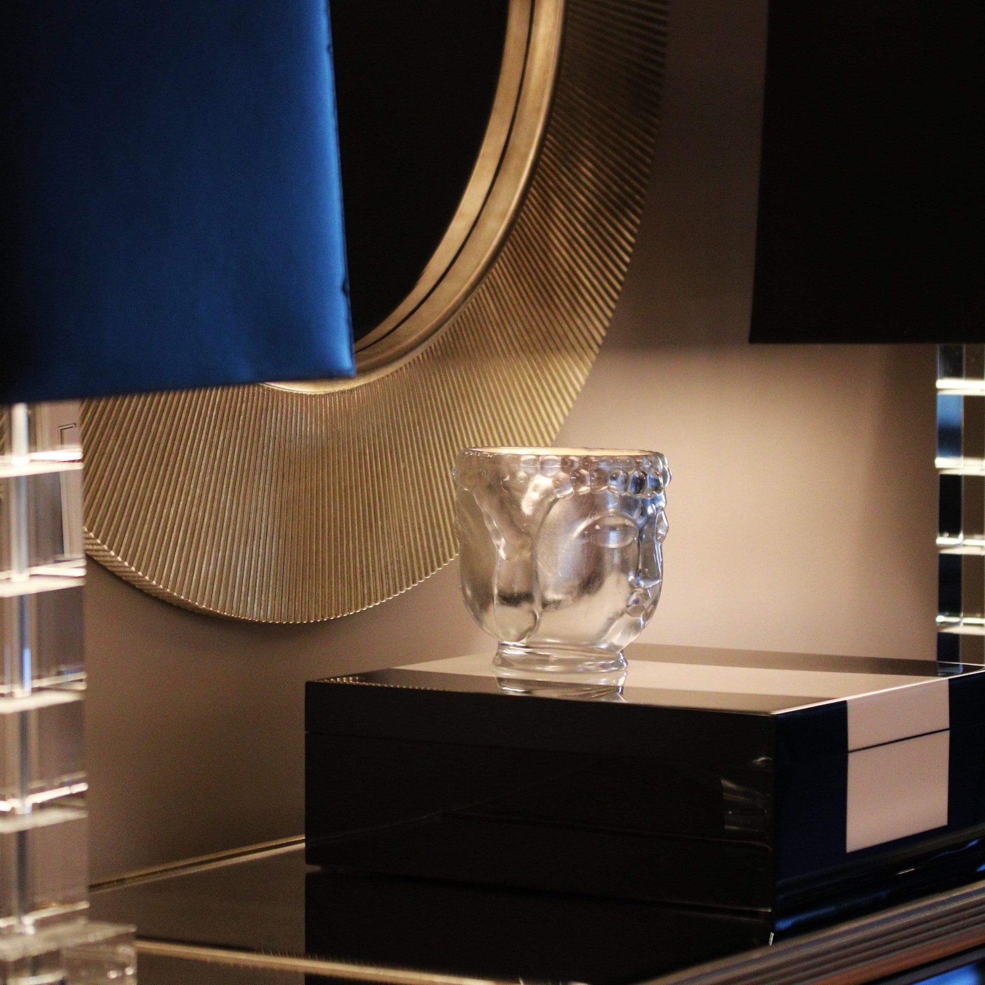 Supernova | Pure Silver Clear Glass Buddha Royale - Concordia Style Boutique