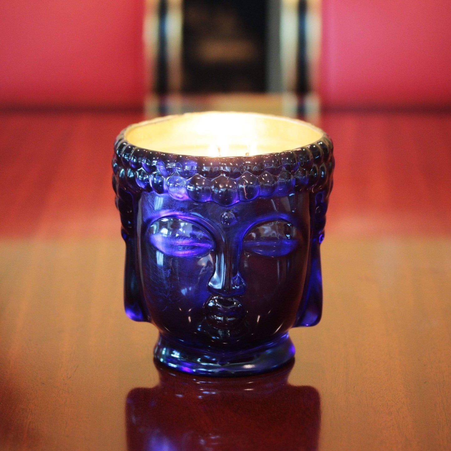 Caesonia | 24K Gold Sapphire Blue Glass Buddha Royale - Concordia Style Boutique