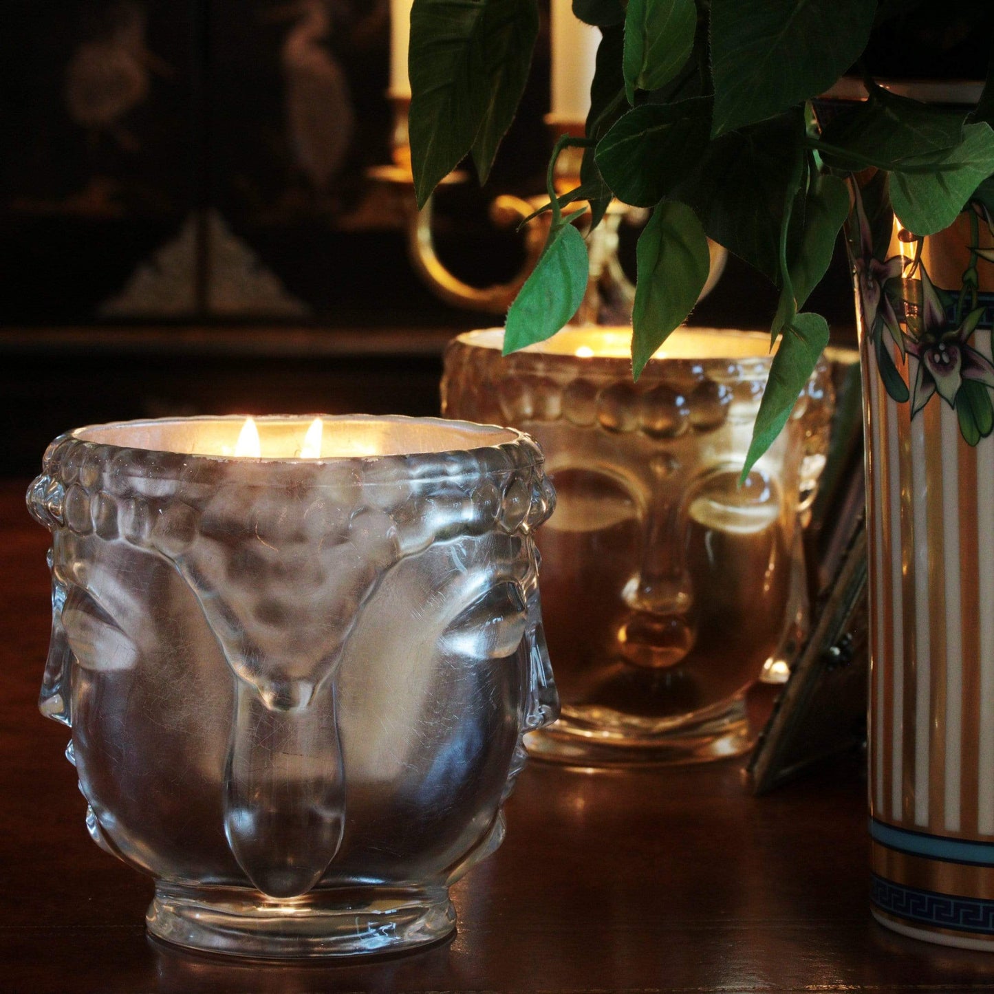 Supernova | Pure Silver Clear Glass Buddha Royale - Concordia Style Boutique