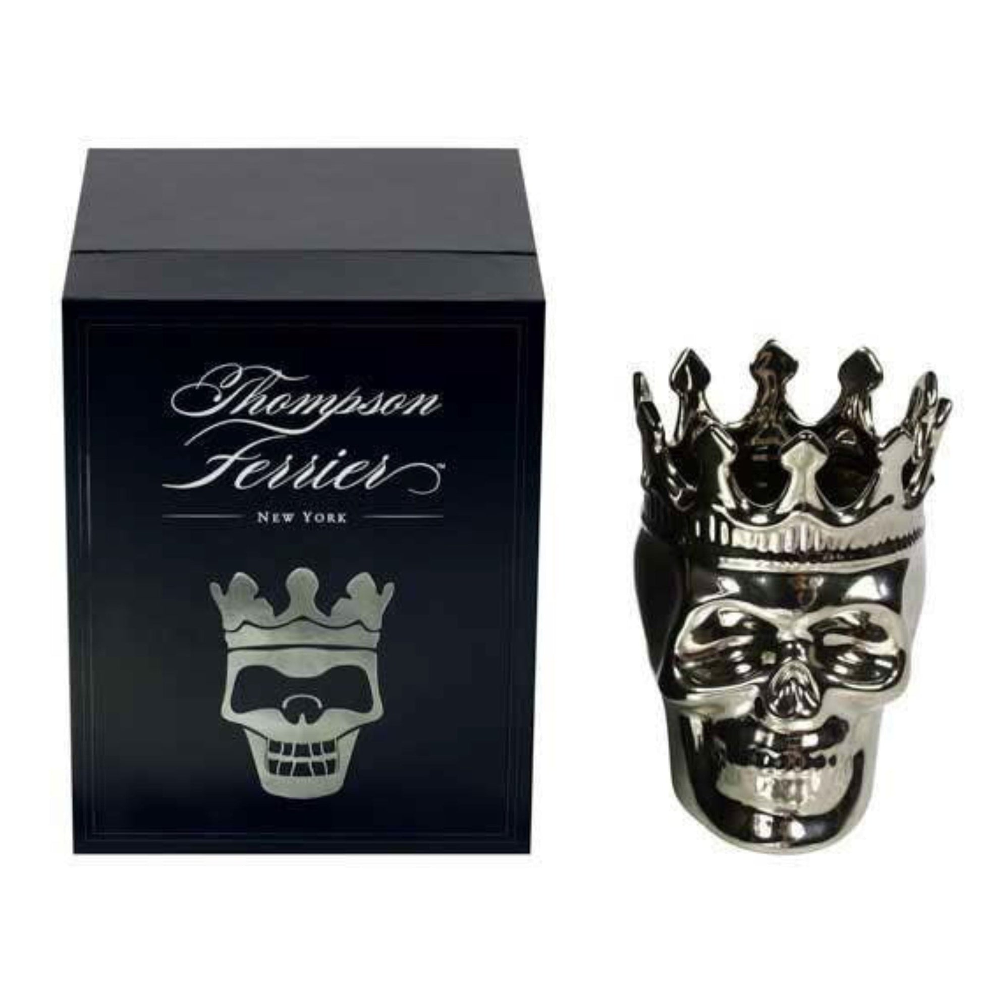 Silver Maximilien Skull in Thé Aroma - Concordia Style Boutique