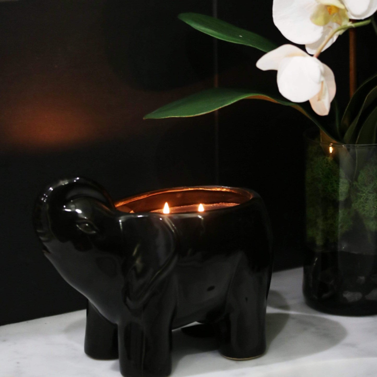 Black Elephant Candle - Concordia Style Boutique