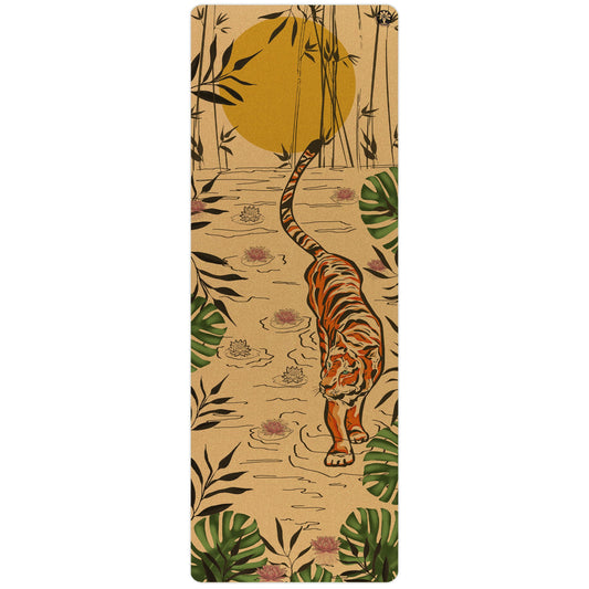 Tiger Lotus Aura Cork Yoga Mat - Concordia Style Boutique