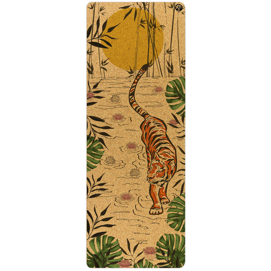 Tiger Lotus Nomad Cork Yoga Mat - Concordia Style Boutique