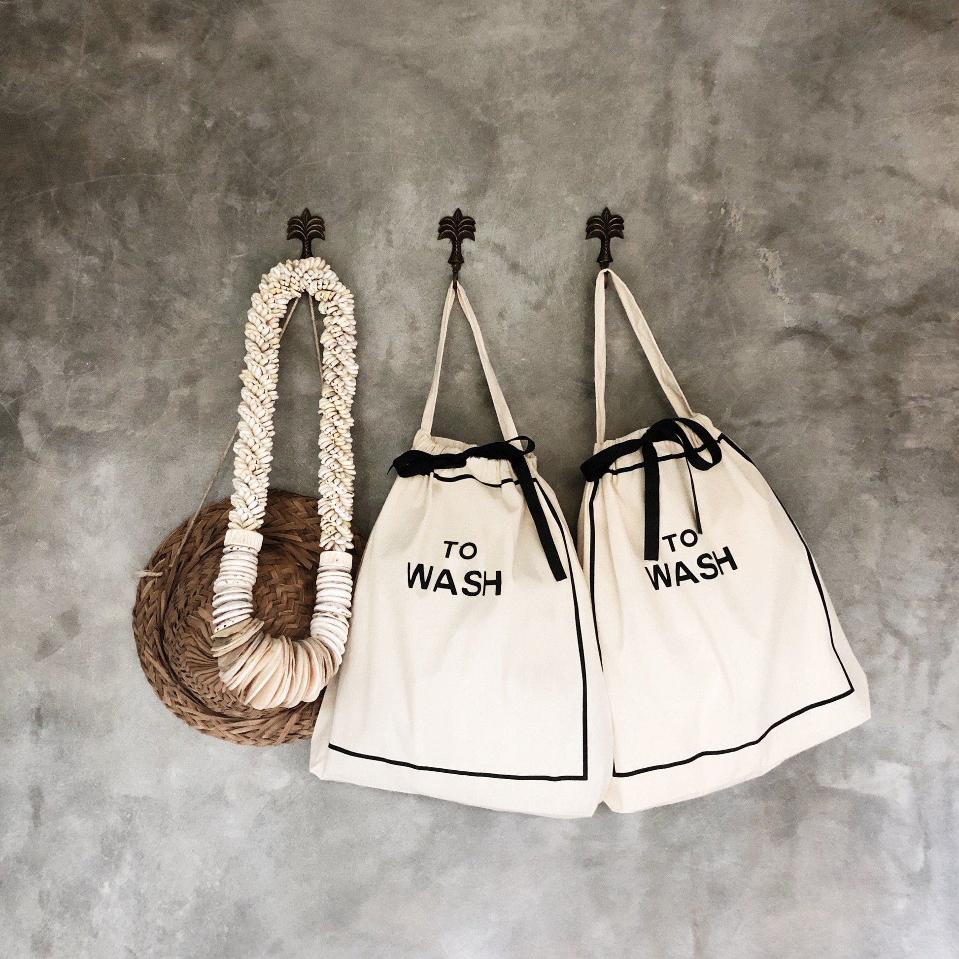 To Wash Laundry Bag, Cream - Concordia Style Boutique