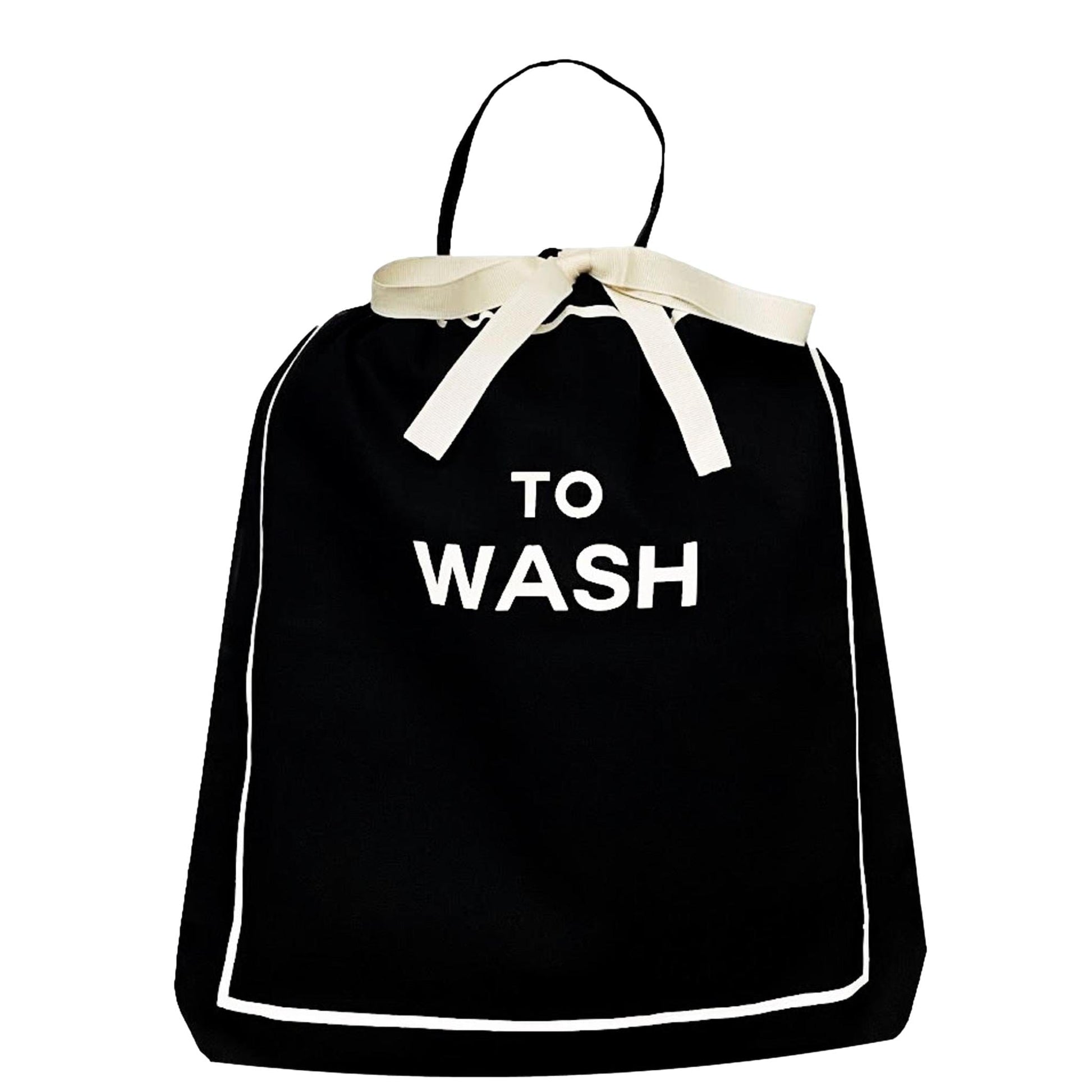 To Wash Laundry Bag, Black - Concordia Style Boutique
