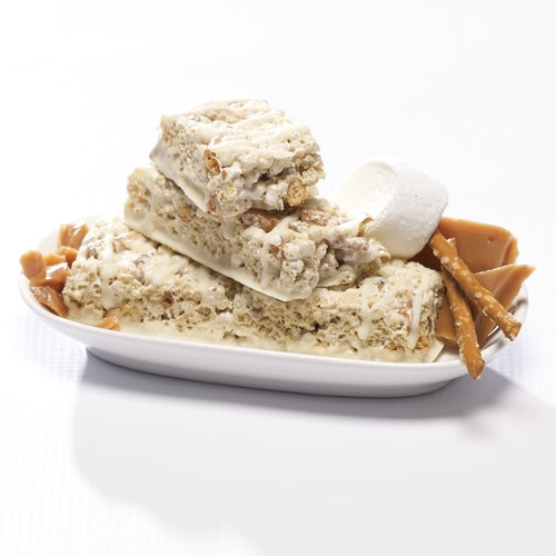 Salted Toffee Protein Rice Crispy Treats - 15g Protein, Low Carb 4g Net, High Fiber, Soft & Chewy - Concordia Style Boutique