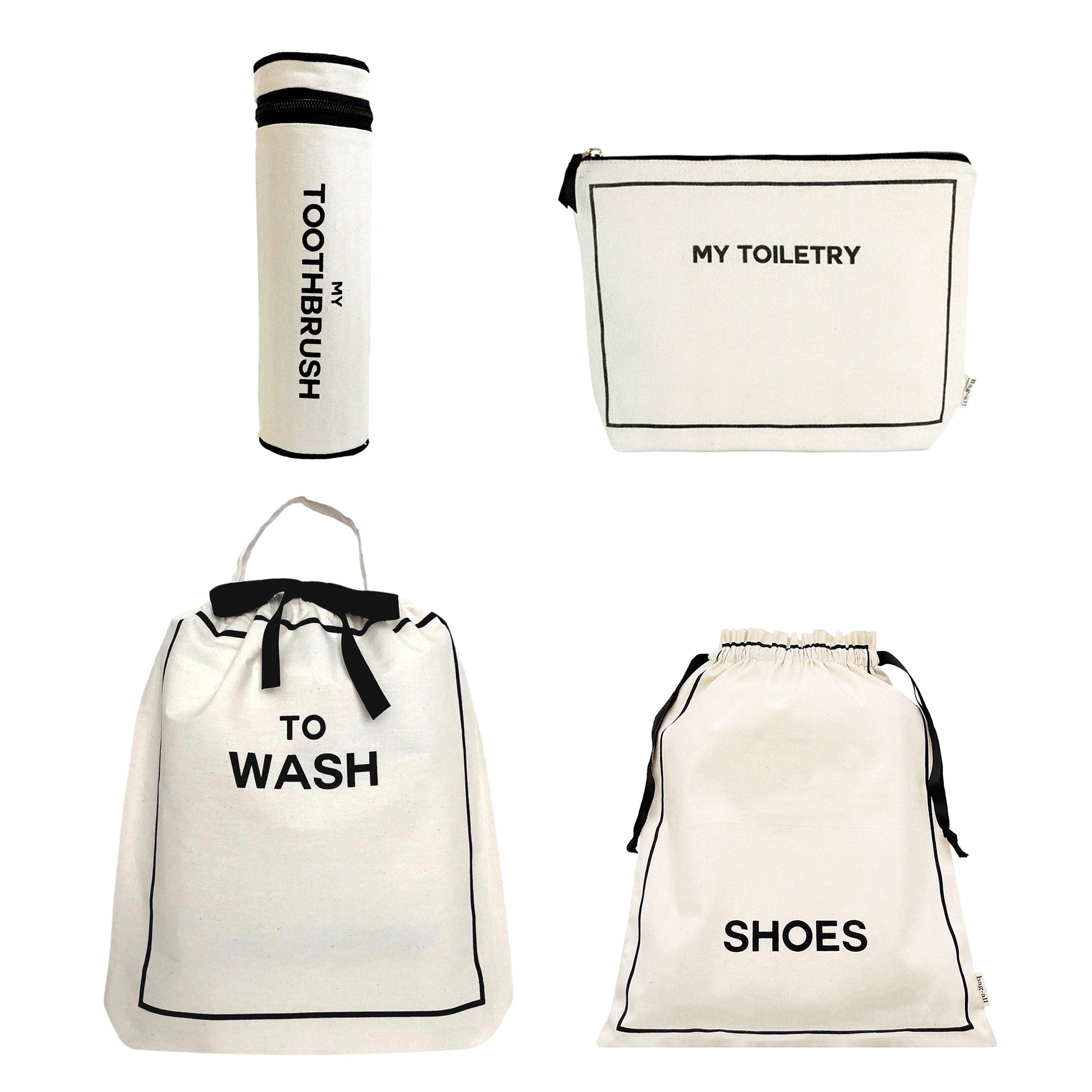 Toiletry Travel Gift Set Deal 4-Pack, Cream - Concordia Style Boutique