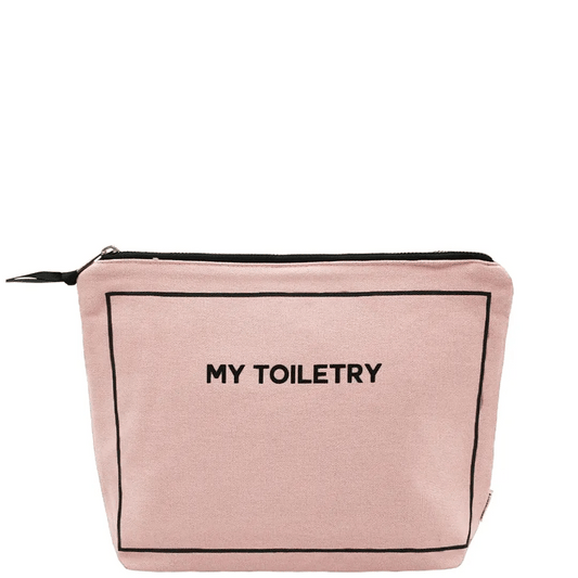 Toiletry Pouch with Coated Lining, Pink/Blush - Concordia Style Boutique