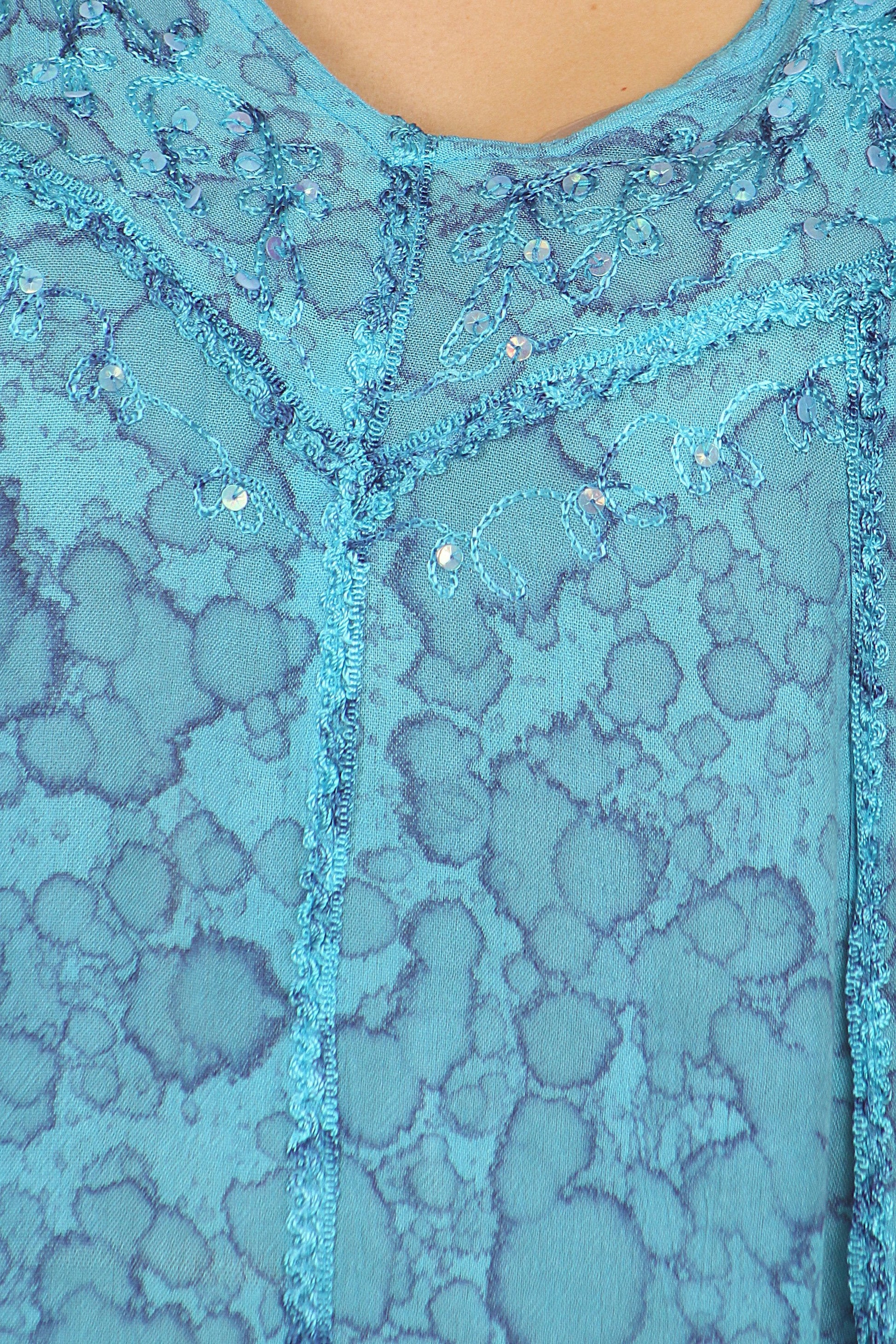 Sakkas Charolette Embroidery And Seqiun Accents Blouse - Concordia Style Boutique