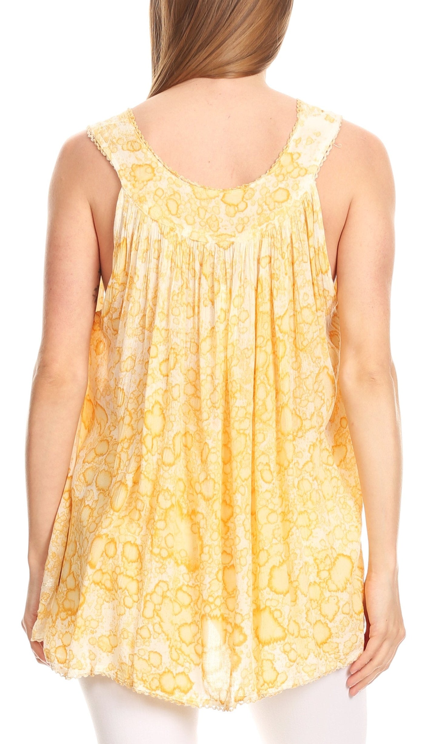 Sakkas Bohemian Summer Sleeveless Blouse - Concordia Style Boutique