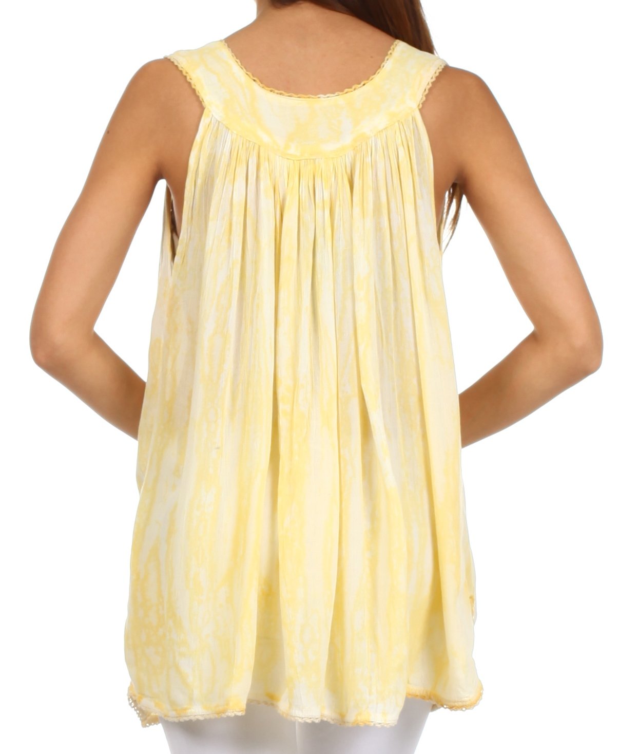 Sakkas Boho Love Sleeveless Blouse - Concordia Style Boutique