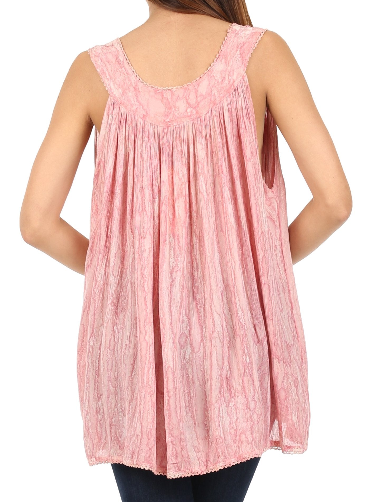Sakkas Boho Love Sleeveless Blouse - Concordia Style Boutique