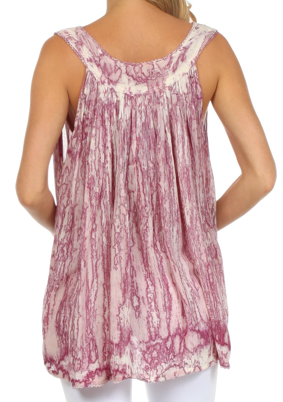 Sakkas Boho Love Sleeveless Blouse - Concordia Style Boutique